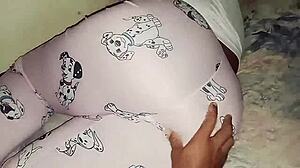 Stepbrother pounds young stepsis in PJs till she cums