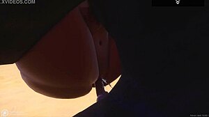 big juicy ass big tit curvy black milf indra fucks wolf costume guy outdoors halloween hard squirt orgasms