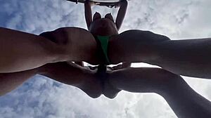 Lost video captures young amateurs in wild outdoor orgy