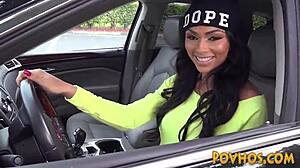 curvy teen bends over for pov doggystyle pounding after sloppy cock sucking