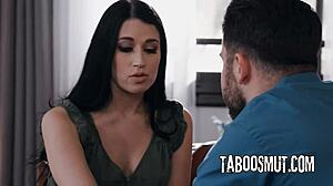 Cheating milf alex coal and nicole aria bend over for taboo cowgirl cumshots on hubby