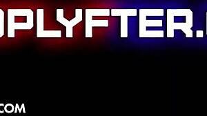 Cheerleader's SLOPPY BLOWJOB leads to FUCKING CAVITY SEARCH at shop