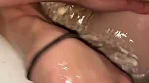 i get smoking blowjob in shower from neighbor's skinny slut wife