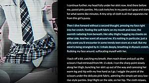 timestop freezes the classroom for erotic face fucking fun