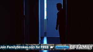 How did he sneak raw fucks into his curvy stepmom's bed right beside stepdad?!