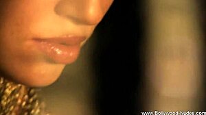 brunette milf poses sexy in her tight black dress