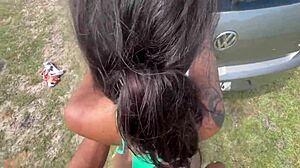 Lost video captures young amateurs in wild outdoor orgy