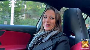 Kyara, 44-year-old FRENCH MILF in lingerie, CRAVES HARD SEX with BIG TITS bouncing