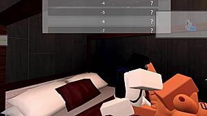 roblox slut bends over showing tight ass and boobs before quick fuck