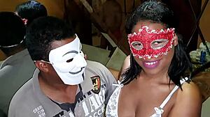 Brazilian Cuckold Wife Taty Pantera Fucked by Two Monster Black Cocks!