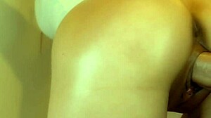 Japanese JAV Babe Bent Over for Uncensored Doggystyle Thrashing