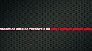 your brunette cheerleader rims my asshole balls with blue lipstick then facefucks throatpie