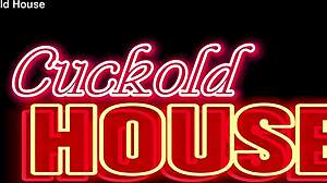 curvy brunette arrives at cuckold house ready for doggystyle pounding