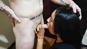 that redhead stud barebacks the curvy morena's tight ass deep in raw crossdressing heat