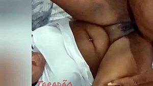 Horny Ebony Moans Wildly Cumming from Deep Anal Cock Pounding