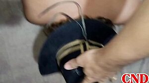 My huge ass brazilian girlfriend screams riding cowgirl reverse in dorm bed