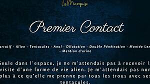 Holy Fuck, French Alien's Premier Contact Ravages Her Pussy!