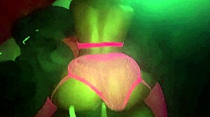 First time paying for pussy in stockings box feels insane!