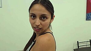 Neighbor Begs Help, Repays with Tight Latina Pussy Creampie Ride