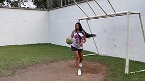 i bet my neighbor on basketball lost now he fucks my latina pussy doggystyle cowgirl deepthroat!