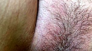 mary's juicy tight pussy lips stretch around monster cock closeup