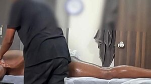 Handjob specialist delivers intense happy ending massage