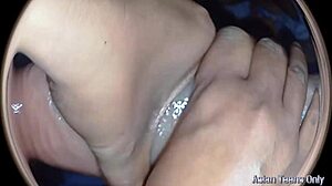 huge cock pounds giant pussy through spying eyes view