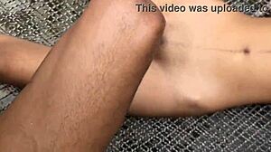 Village girl spreads tight pussy for hard country fucking