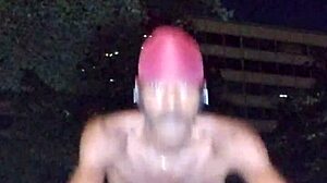 heart races picking up athletic black brunette cutie for dorm daddy fun