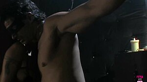 A Huge Beef Bayonet Drills Stunning Brunette's Fake Tits in Doggy