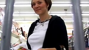 look at these huge amateur tits nipples begging for play!