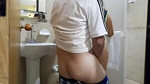 WOW! HOT LATINA MAID SUCKS AND FUCKS GUEST COCK!