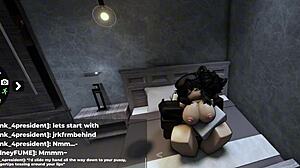 Roblox slut you end up with cum soaking your cute big ass