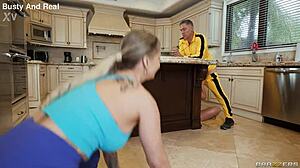 katalina kyle gagged and creampied in yoga anal pass