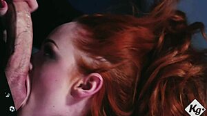 natural redhead ella hughes submits her wet pussy to massive cock pounding