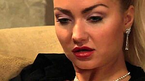 Mistress Fingers Bound Slave Pussy to Shaking Orgasm in BDSM Bondage