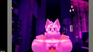 furry roblox slut bends over for big cock monster anal assfucking pussy pounding!