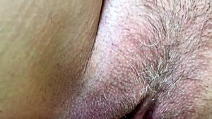 mary's juicy tight pussy lips stretch around monster cock closeup