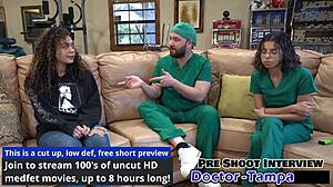 dr tampa gives mara luv full tampa uni entrance physical exam backstage