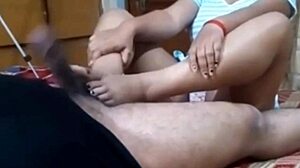 horny indian bhabhi takes anal creampie and pussy pounding