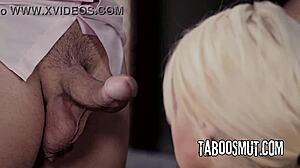 Ever wonder how a bratty blonde babe gets dominated by that kinky couple?