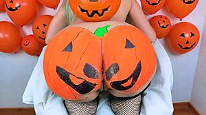 loira: doces or my hard black cock on halloween night?