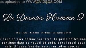 i watched le dernier homme 2 with hot french femdom futa action audio