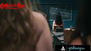 10 girls in lesbian gangbang drill pussies with fisting strap-ons squirting rough warriors parody