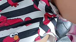 10 INCH Toy Stretches Pierced Nipples Slut's Close-Up Pussy Dirty Play Part 1!!