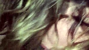 Curious wife sneaks blowjob on stranger while hubby waits somewhere