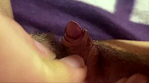 imagine rubbing that huge clit to explosive orgasm in super close up