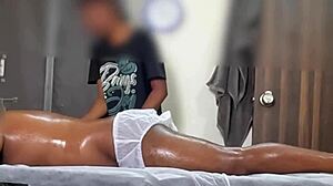 Handjob specialist delivers intense happy ending massage