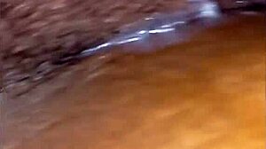 Hairy Pov Wife Takes Hard Doggystyle Creampie Inside Condom