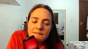 cute big ass blonde teases her curves live on webcam